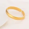 Mode-sieraden 2021 trend sieraden 24 k fijne massief gouden gf matte manchet armband vrouwen retro hoogwaardige armbanden q0717