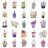 50 stks Gemengde Bubble Milk Tea Drink Skateboard Stickers voor Auto Laptop Koelkast Helm Pad Fiets Bike Motorfiets PS4 Boek Gitaar PVC Decal