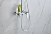 Наборы для душа в ванной комнате смеситель хромированные микшерты наборы водопада дождь