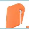 Taglio delle forniture scolastiche commerciali industrialplastica mini coltello da coltello da lettere postale apertura di carta aperta lama di taglieri protetta OffI4744713