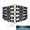 Waist Corset Belt Elastic Plus Size Designer Belts For Women High Quality Punk Rivet Metal Stretch Cummerbunds Wide Cinturons Factory price expert design Quality