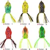 Freshwater Fishing Silicon Rubber Frog lure 6g 10g 13g 3sizes 3D Bionic Soft Worms Artificial bass Bait