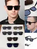 Kare Güneş Gözlüğü Sunnies Güneş Gözlüğü Moda Güneş Gözlükleri Erkekler için Occhiali da Sole Firmati UV400 Koruma Gözlük Kutu