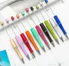 Ajouter une perle bricolage stylo perles stylos lampe personnalisable travail artisanat outil d'écriture stylos à bille RRF12994