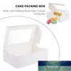 20pc 6 Cavities Cupcake Holder Box Muffin Cake With Window Paper Container Dessert