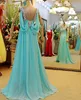 Brudtärklänning 2021 lyxiga strass kristall vestidos formell brud klänning lila chiffong gul långa examen klänningar3414867