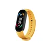 M6 Smart Bracte Watch Fitness Tracker Real Beart Rate Monitor Monitor Цвет экран IP67 водонепроницаемый для наружного и крытого спорта DHL