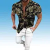 t-shirts mode homme fleur chemises imprimées en 3D T-shirts hauts garçons hommes t-shirt imprimé chemisier