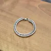 8mm Bracelet Homme Acier Inoxydable Gourmette Cubaine Or Blanc K Et Bijoux Femme Cadeaux Chaîne À Maillons