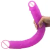 NXY dildos Luuk Super Long 46cm Double Head Dildo Realistic Penis Sexleksaker för Kvinnor Giant Erotisk Produkt Lesbisk Flirt Onani Shop 0105