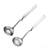 304 Stainless Steel Soup Spoon Hot Pot Soup Residue Oil Filter Spoons Home Kitchen Tools T500893