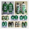 Hommes Retro Hartford Whalers Jersey Hockey 9 GORDIE HOWE 10 Ron Francis Ray Ferraro 5 Ulf Samuelsson Pat Verbeek Kevin Dineen 1 Mike Liut DAVE TIPPETT Cousu Vert Blanc