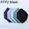 Colorido 5 unids / paquete FFP2 Máscara Fábrica 95% Filtro Respirador Respirador 5 capas Diseñador Escudo facial Máscaras plegables desechables A prueba de polvo A prueba de viento Anti-niebla JY0736