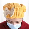 Towel Women Quick-drying Hair Cap Dry Bow-knot Wrap Super Absorbent Bath Accessories Portable Shower Caps