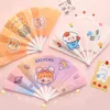 Summer Cute Cartoon Small Fan Children's Student Folding Fan Portable Female Portable Mini Folding Fan Plastic Chinese Style