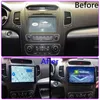 Navigazione per auto GPS Lettore video multimediale Android per KIA SONRENTO 2013-2014 Radio Quad-Core-Unità principale
