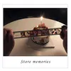 10st Bilder Filmrulle Keychain Par gåvor DIY Foto Två Text Album Cover Cewsings Personliga Memorial Lover Family Present H0915