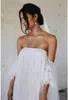 Robe de maternité Sexy en dentelle, accessoire de photographie, pour séance Photo, vêtements de grossesse, épaules dénudées, pour femmes, 2019