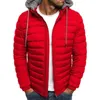 Herenjassen Heren Winter Warm Puffer Bubble Hoodie Jas Jas Gewatteerd Gewatteerd Uitloper Tops AU