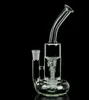 Mobius Glass Bong Water Pipes Hockahs Shisha Smoke Pipes Heady Dab Rigs 두꺼운 안경 18mm 조인트