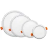 Ultra dunne vierkante LED-paneel licht 6W 8W 15W 20W aluminium ronde plafond verzonken downlight open gat verstelbare AC 85-265V 220V