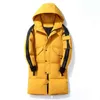 Parkas pour hommes nouvelle veste d'hiver mode mi-longue épaisse et chaude vêtements marque Parka manteau T220921