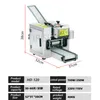 Nuova macchina per la produzione di fogli di pasta automatica Square Wonton Skin Forming Round Dumpling Wrapper maker