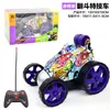 Realistische drahtlose Fernbedienung Tumbling Stunt Car Dump Truck Boy Children039S Elektrisches Lernspielzeug318j4854396