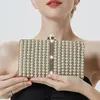 Luxy Moon Pearls evening clutches full dress embroidery wedding bride purse handbags