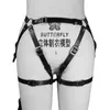 Nxy Bondage Sex Toys for Couples Bdsm Sets Kousenband Belmen Full Body Women Leather Harnas Sexy Lingerie Bandages Chest Adjustable 1211