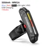 ROCKBROS自転車ライト防水バイクのTaillight LED USB充電可能な安全バックライディング警告サドルリアライト