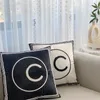 Good Quality Pillow Fashion Classical Cushion Home Car Sofa Pillowcase Decorative Luxurys Brand Cushions Living Room Pillows