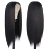 Hcdiva Lace Bront Wigs 13x4 kinky شعر مستعار مستقيم للشعر البشري للنساء السود