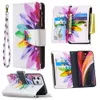 Wallet Phone Cases for iPhone 14 13 12 11 Pro Max X XS XR 7 8 Plus Beautiful Colorful Painting Pattern Multifunction Flip Kickstand Cover Case with Zipper Coin Purse