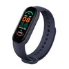 M6 Sports Bileklik Bileklikler Akıllı Saat Erkekler Fitness Tracker Kadınlar Kalp Hızı Kan Basınçlı Su Geçirmez Android ios Band 6