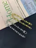 Brand Jewelry Hardwear Letter Bracelet For Women Men Link Chain Graduated Stainless Steel Couple Link,
