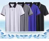 Men's Plus Polos Tees Cotton Solid T-Shirt Short Sleeve Oversized Loose Buttons Collar Male Tee Shirts Hit Color