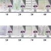 Naklejki Okno 60 * 200 cm Wodoodporna szklana naklejka Kąpielowa Film Film Flower Prywatność Wystrój Domu