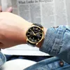 Moda Casual Zegarki Zegar Curren Nowe Mężczyźni Luksusowa Marka Zegarek Prosty Zegarek Kwarcowy Z Skóry Zegarki Męskie Czarny Q0524
