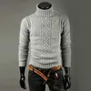 Cofekate Mens Clothes Fashion Winter Knitted Pullover Jacquard Autumn Clothing Jumper Woolen Sweater Men Y0907