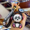 Porte-clés pour femmes, pendentif de sac, cadeau de voiture, créatif, musique Rock, éléphant, dessin animé, musique classique, Panda, Animal, chaîne G1019