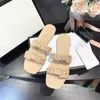 2021 women's sandals brand name handbag designer slide custom design jelly color luxury fashion flat heel high slipper student's same series