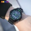 SKMEI 0931 Japonia Ruch Digital Wojskowy Mężczyźni Zegarki Sportowe 2 Czas Chronograf Alarm Wodoodporny Mężczyzna Kwarcowy Zegar Montre Homme X0524