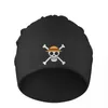 Король морских пиратов Веселый Роджер Черепочки шапочки шапочки Caps соломенная шляпа капота шляпы капота мужчины женские уличные лыжная крышка Y21111