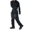 Allievo viaggio 20FW pantaloni funzionali più tasche bara 3d cerniere ykk techwear ninjawear darkwear goth streetwear X0723