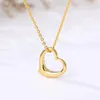 Anhänger Halsketten Hohl Herz Choker Anhänger Für Frauen Edelstahl Gold Nette Form Charme Halskette Schmuck Geschenk Bijoux Femme