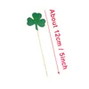 St. Patrick's Day Cake Toppers Irish Carnival Party Decorazione Verde Trifoglio Cappello Cappello Topper Decorazioni Forniture all'ingrosso Wyl BH4651