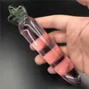 NXY Sex Anal Leksaker 15.5 * 2.8cm Rosa Radish Glass Crystal Dildo Plug G Spot Dilation Vaginal Massage Stimulera leksaker för par 1201