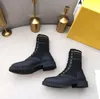 2023 Women Designer Boots Stretch Martin Black Leather Knight Women Short Boot Design Shoes Luxurys Designer Boots