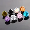 Luxo Bell Bell Button Anéis 14g Double CZ CZ Anel Barriga Aço Inoxidável Internamente Piercing Garotas de Jóias com Piercings